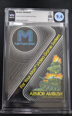 M Network Intellivision New Sealed Armor Ambush Video Game 1982 WATA 9.4 A++Seal
