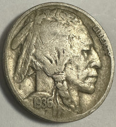 1936-PD&S 5C Buffalo Nickel F-XF Lot # BN 1936 PD&S “FREE SHIPPING “