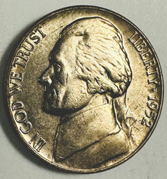 1952 Jefferson Nickel - BU Lot # Q4968 Low Price “FREE SHIPPING “