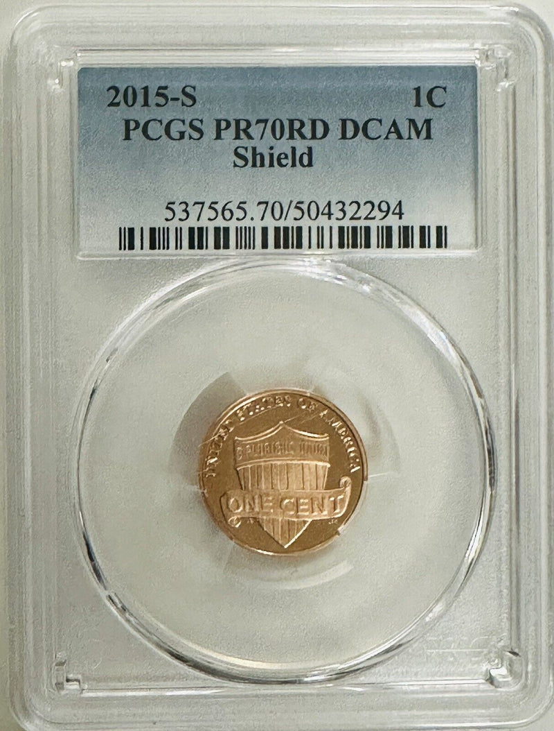 2015 S Proof Lincoln Shield Cent PCGS PR70DCAM( Lowest Price On eBay) # LSP 2015