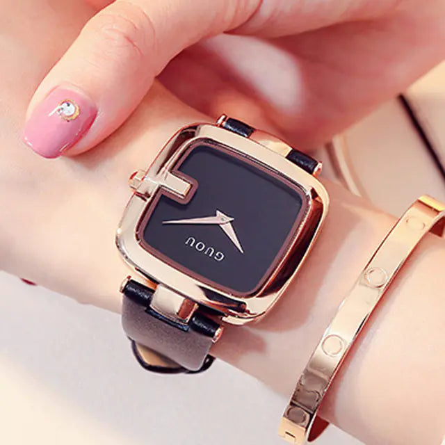 Square Bracelet Watch - Fashionable Women's Timepiece