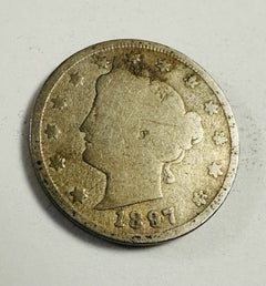 Lot Of 2 1890's Liberty  v-nickels Over 125 Years Old As Shown # LVN 2-1890's