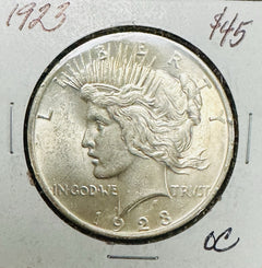 1923-P Peace Dollar Gem BU Frosty White Better Than Pictures # PSD 1923-P FHBTP