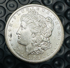 1881-S UNCIRCULATED BU MS+ MORGAN 90% SILVER DOLLAR As Pictured # MSD 1881-S
