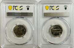 Lot Of 2 Special Mint Set Jefferson Nickel PCGS SP66 SMS #OA 80