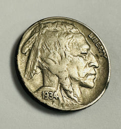 1934-P Buffalo Nickel XF Better Date As Pictured # BN 205