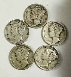 Lot Of 9 Vintage Coins, Proof Set-Territory Qrtr Silver & More(See  Description)