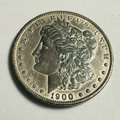 1900 P MORGAN SILVER DOLLAR! AU/UNC Nice Coin W/ Toned  # MSD 1900-P TD