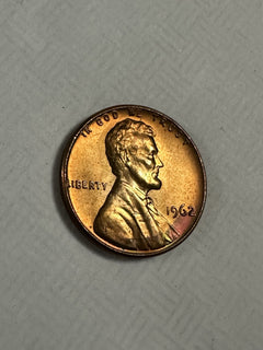 1962-P CENT GEM COLOR Toned As Pictured (1-coin) Three Available #1962-P(534-70)