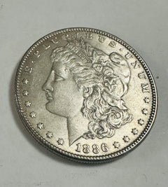 1886-P Morgan Silver Dollar Uncirculated Beautiful Coin As Pictured # MD 1886-P