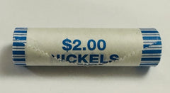 2019 P JEFFERSON NICKEL 40 COIN ORIGINAL BANK ROLL CH BU ( End Looks Full Steps)