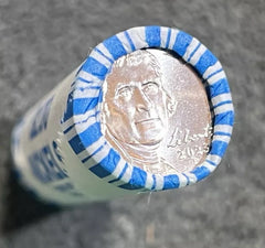 2023-P JEFFERSON NICKELS Original Bank Roll~40 Uncirculated BU Coins