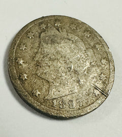 1887 Liberty Nickel - Scarce  Semi-key  Better Date As Pictured # VN 1887 SKD
