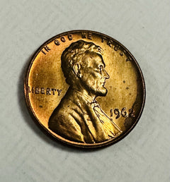 1962-P CENT GEM COLOR Toned As Pictured (1-coin) Three Available #1962-P(534-70)