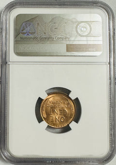1942-P NGC MS65 Lincoln Wheat Cent Red Uncirculated (lowest Price) #OA 90