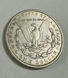1889-P GREAT DATE AU! MORGAN SILVER DOLLAR 90% $1 US COIN # MD  1889-P AU