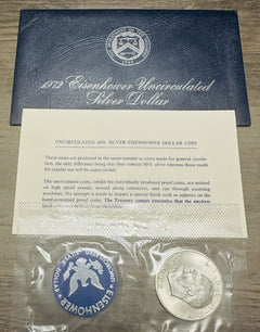 Lot Of Five (2-Eisenhower Silver Dollar & 3 Presidential Dollar Set) # Set Of 5