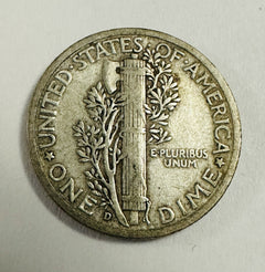 1940 D Mercury Dime 10c 90% Silver (XF+) Extra Fine + As Shown # MD 1940-D XF+