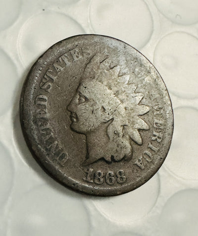 1868 Philadelphia Mint Indian Head Cent Full Date As Pictured # IHP 1868 FD