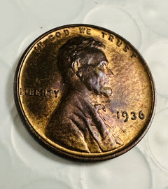 1936 uncirculated lincoln wheat cent Nice Coin As Pictured ( Low Price) #LWC1936