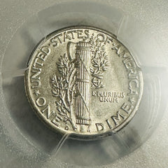 1944-D Mercury Dimes PCGS AU 53 ( Looks Undergraded Based On Details) #OA 97