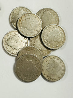 Starter Collection Lot of 5 US Coins SILVER & 100+ YEAR OLD- NO Junk coins #SC 6