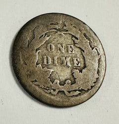 1890 Seated Liberty Dime Circulated With Full Date As Pictured  # SLD 1890 CAP