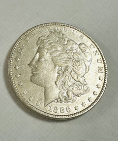1886-P Morgan Silver Dollar Coin UNC Uncirculated As Pictured # MSD 1886-P UAP