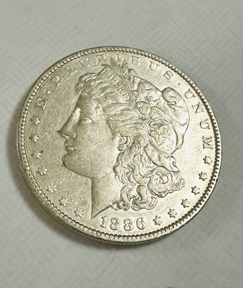 1886-P Morgan Silver Dollar Coin UNC Uncirculated As Pictured # MSD 1886-P UAP