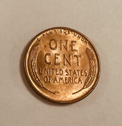1945-p  Uncirculated BU Red RD - Lincoln Wheat Cent  ~ As Pictured~ #LWP 1945-P
