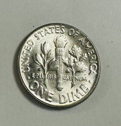 1955 Roosevelt Dime Gem BU Frosty White As Pictured # RD 1955 (541-67)