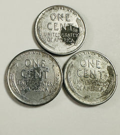 1943 PDS Steel Penny WWII Wartime Cent in VF Condition(piece Of US History) #WWP