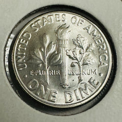1956 Roosevelt Dime BU Uncirculated Mint State 90% Silver US Coin #MD(37-910)