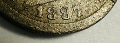 1887 Liberty Nickel - Scarce  Semi-key  Better Date As Pictured # VN 1887 SKD