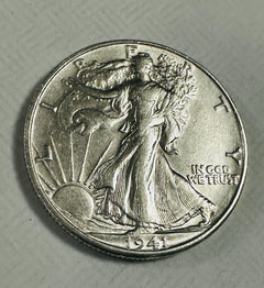 1941-D Walking Liberty Half Dollar ~Gem BU ~As Pictured- Low Price~( 1-Coin) #02