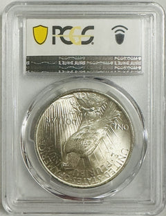 1922  PEACE DOLLAR PCGS MS 63 EXCELLENT PUFFY FROSTY WHITE LUSTER # PD 1922 PFWL