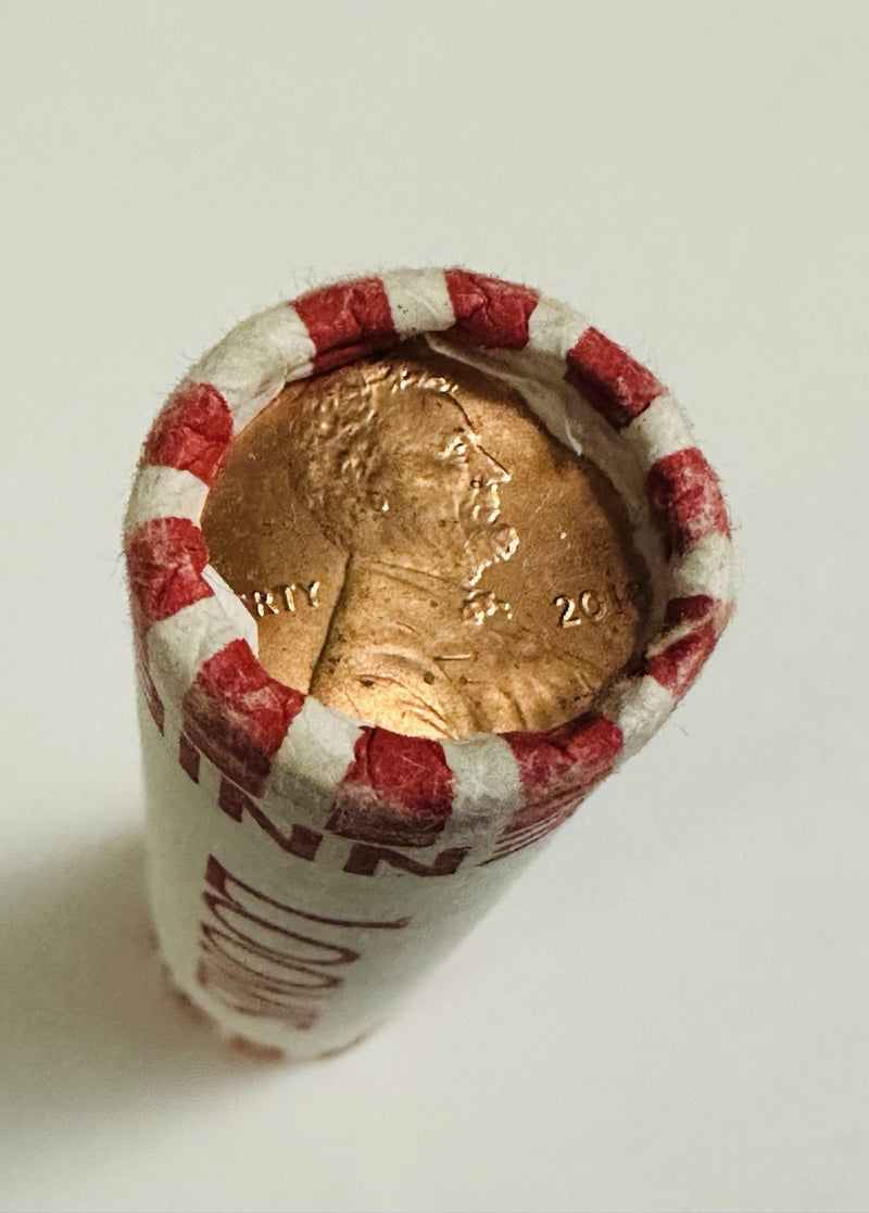 2018-P Lincoln Cent BU Original Bank Roll # LP 2018-P #01