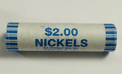 2021 P JEFFERSON NICKEL 40 COIN ORIGINAL BANK ROLL CH BU #03