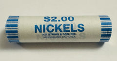 2023 P JEFFERSON NICKEL 40 COIN ORIGINAL BANK ROLL CH BU #05