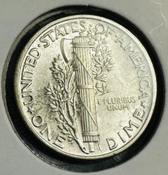 1943-P FSB Mercury 90% Silver Dime  Gem BU Lustrous  # MD 1943P  LFW
