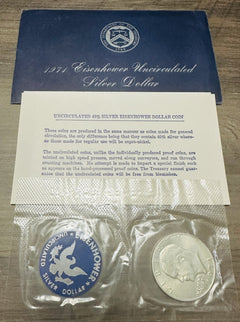 Lot Of Five (2-Eisenhower Silver Dollar & 3 Presidential Dollar Set) # Set Of 5