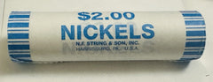2023-P JEFFERSON NICKELS Original Bank Roll~40 Uncirculated BU Coins