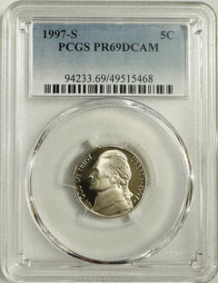lot of 2 Jefferson nickel (80's & 90's ) As Pictured (PCGS Book Value $30) #OA99