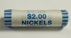 2019 P JEFFERSON NICKEL 40 COIN ORIGINAL BANK ROLL CH BU #04