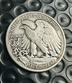 1935-D 50C Walking Liberty 90% Silver Half Dollar XF- Details  # WLHD 1935-D XF