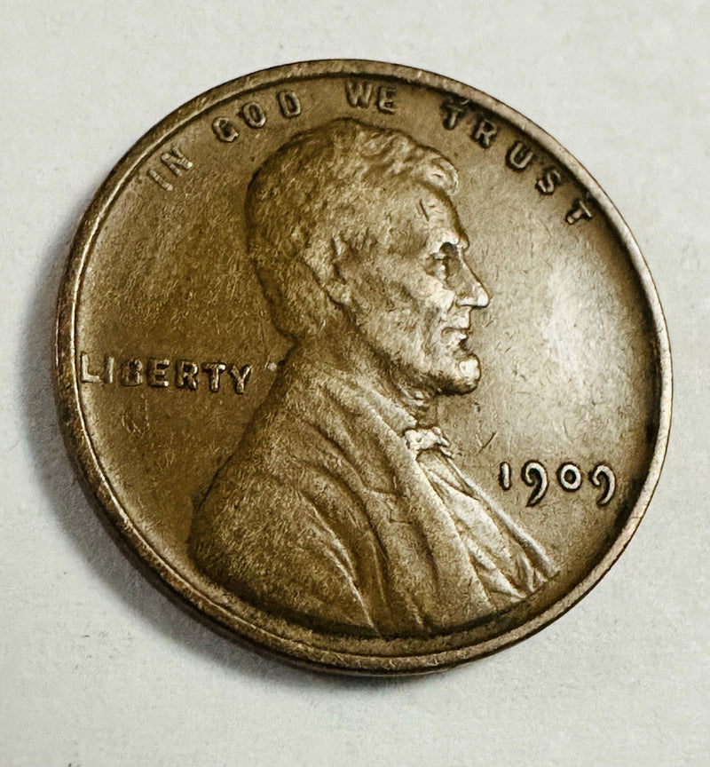 1909 VDB Lincoln Wheat Cent * Semi Key Date- XF- Details As Pictured #1909VDB XF
