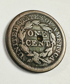 1846 Braided Hair  Large Cent  Bold Dated As Pictured # BHLC 1846 BD
