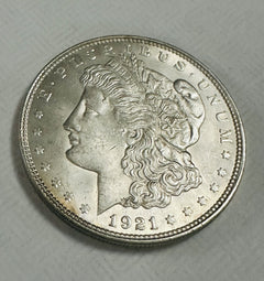 1921 morgan silver dollar -Real  Beauty  BU As Pictured # MSD 1921-P #02