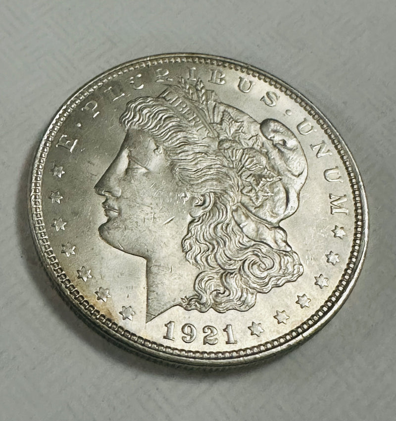1921 morgan silver dollar -Real  Beauty  BU As Pictured # MSD 1921-P #02
