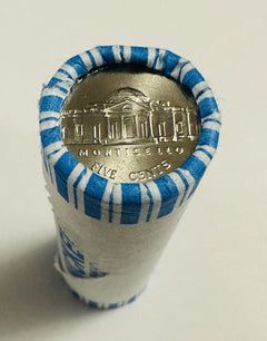 2023 P JEFFERSON NICKEL 40 COIN ORIGINAL BANK ROLL CH BU ( End Looks Full Steps)